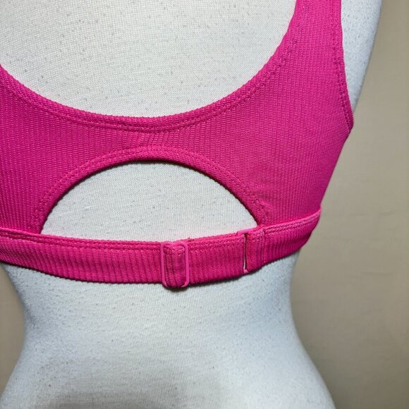 Old Navy Pink Tie Front Keyhole Opening Size S NWOT - Picture 5 of 7